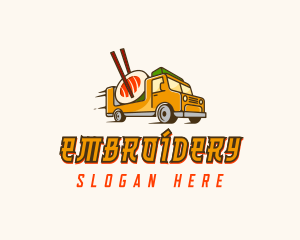 Sushi Food Truck Logo