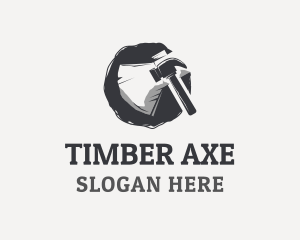 Axe Hammer Tools logo design