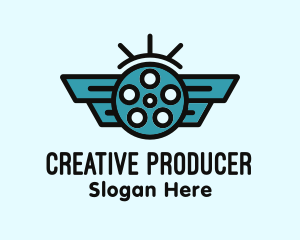 Producer - Blue Wing Cinema logo design