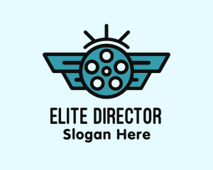 Director - Blue Wing Cinema logo design