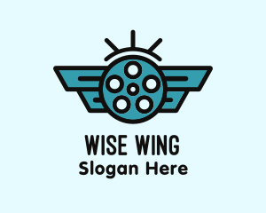 Blue Wing Cinema logo design