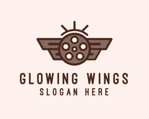 Blue Wing Cinema logo design