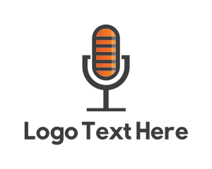 Talk Show - Bee Microphone Voice logo design