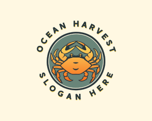 Crab Seafood Cuisine logo design