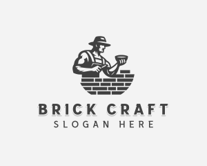Brickwork - Construction Mason Handyman logo design