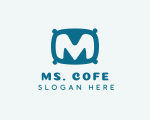 Soft Pillow Letter M  logo design