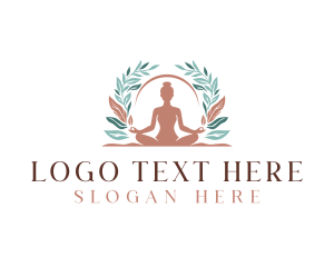 Relaxation - Yoga Wellness Spa logo design