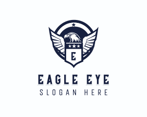 Military Veteran Eagle logo design