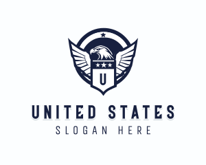 Military Veteran Eagle logo design