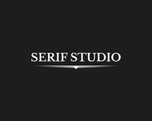 Luxury Serif Business logo design