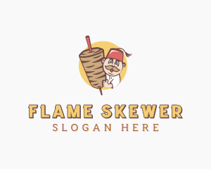 Skewer - Turkish Kebab Shawarma logo design