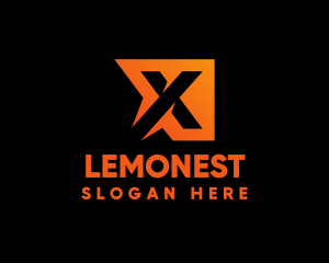 Letter X - Generic Orange Letter X logo design