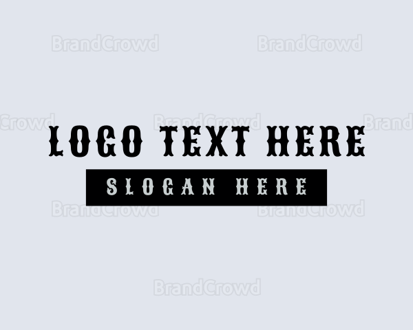 Punk Brand Wordmark Logo