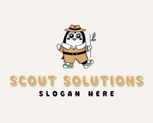 Scout - Penguin Camp Ranger logo design