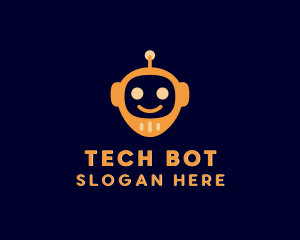 Robot - Happy Location Robot logo design