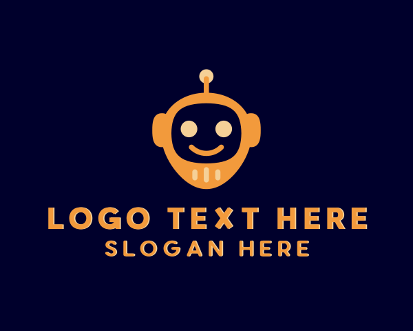 Antenna - Happy Location Robot logo design