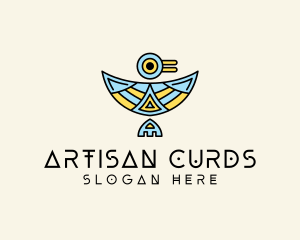 Aztec Aviary Bird logo design