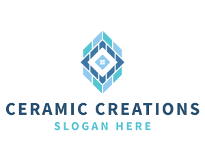 Ceramic - House Floor Design logo design
