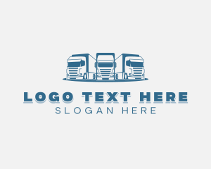 Haulage - Trailer Truck Logistics logo design