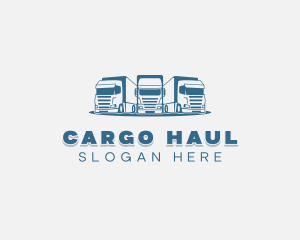 Trailer Truck Logistics logo design