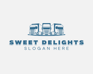 Truckload - Trailer Truck Logistics logo design