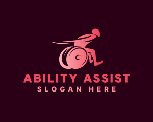 Handicap - Wheelchair Patient Assistance logo design