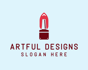 Modern Nail Polish Bottle logo design