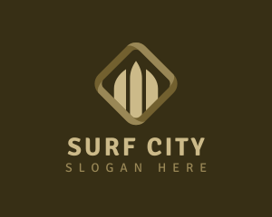 Commercial City Building logo design