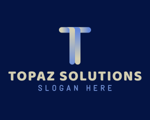 Letter T Construction Company logo design