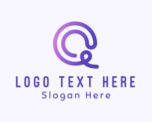 Thread - Fashion Lace Loop Letter C logo design