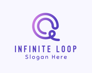 Loop - Fashion Lace Loop Letter C logo design