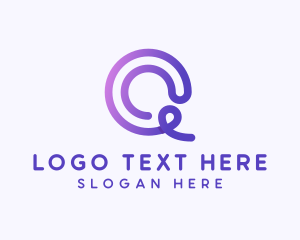Lettermark - Fashion Lace Loop Letter C logo design