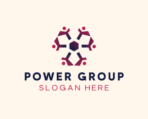 People Volunteer Group logo design