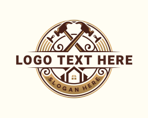 Nail - Hammer Carpenter Renovation logo design