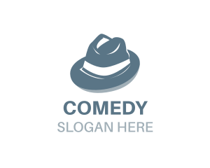 Masculine Fedora Hat Logo