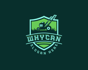 Lawn Grass Mower Logo