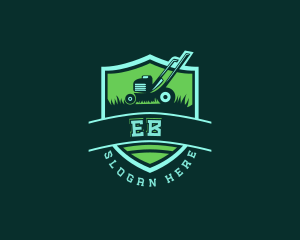 Environment - Lawn Grass Mower logo design