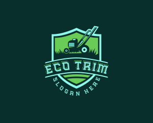 Lawn Grass Mower logo design