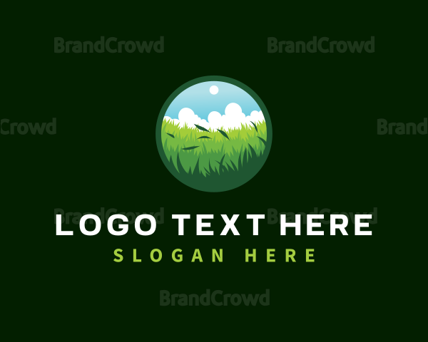 Grassland Landscape Nature Logo