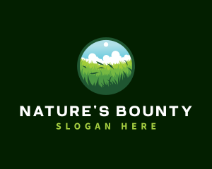 Grassland Landscape Nature logo design