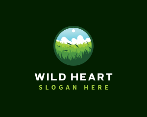 Grassland Landscape Nature logo design