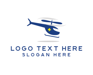 Urgent - Medical Ambulance Helicopter logo design