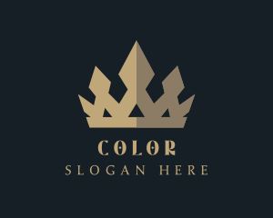 Golden - Premium Luxury Crown logo design