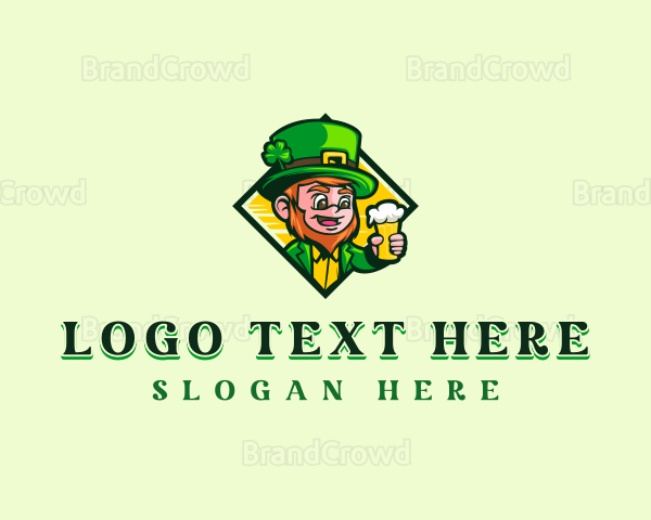 Leprechaun Beer Pub Logo