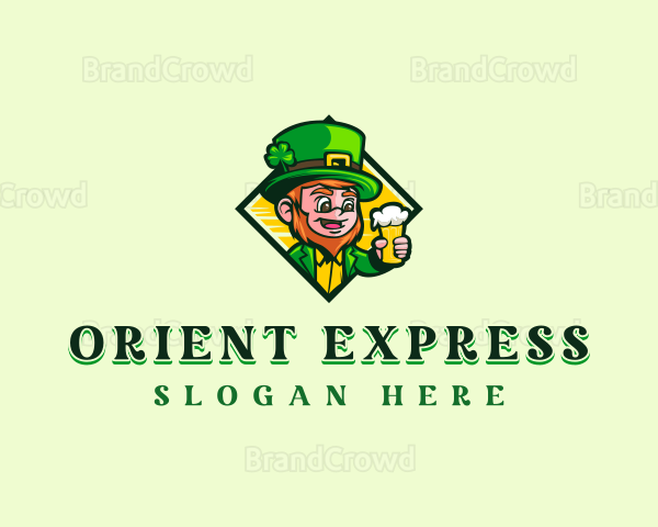 Leprechaun Beer Pub Logo