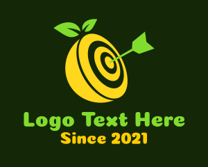 Fruit Drink - Fresh Lemon Target logo design