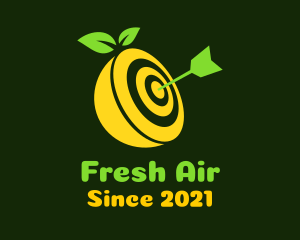 Fresh Lemon Target logo design