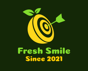 Fresh Lemon Target logo design