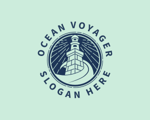 Seafarer - Nostalgic Lighthouse Waves logo design