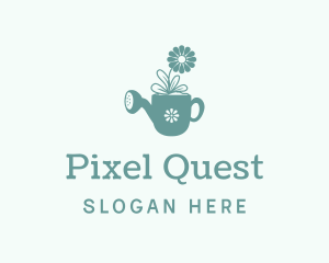 Watering Can - Watering Can Garden Plant logo design